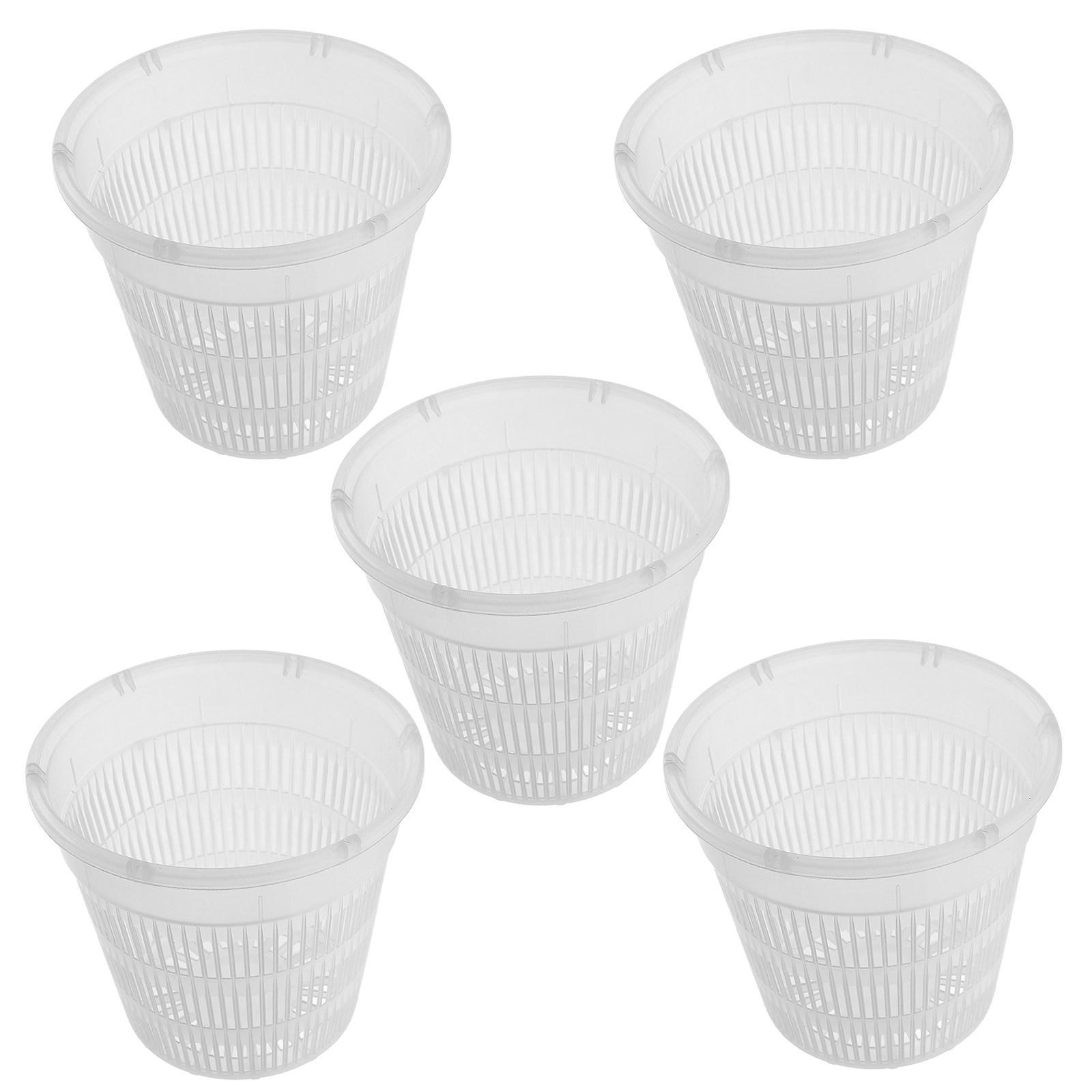 Indoor Plants - 5Pcs Hydroponic Planting Net Pots Plastic