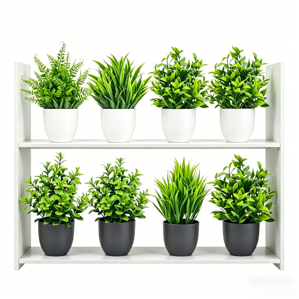 Succulent Set - 4pcs/set Mini Artificial Plants Potted Indoor