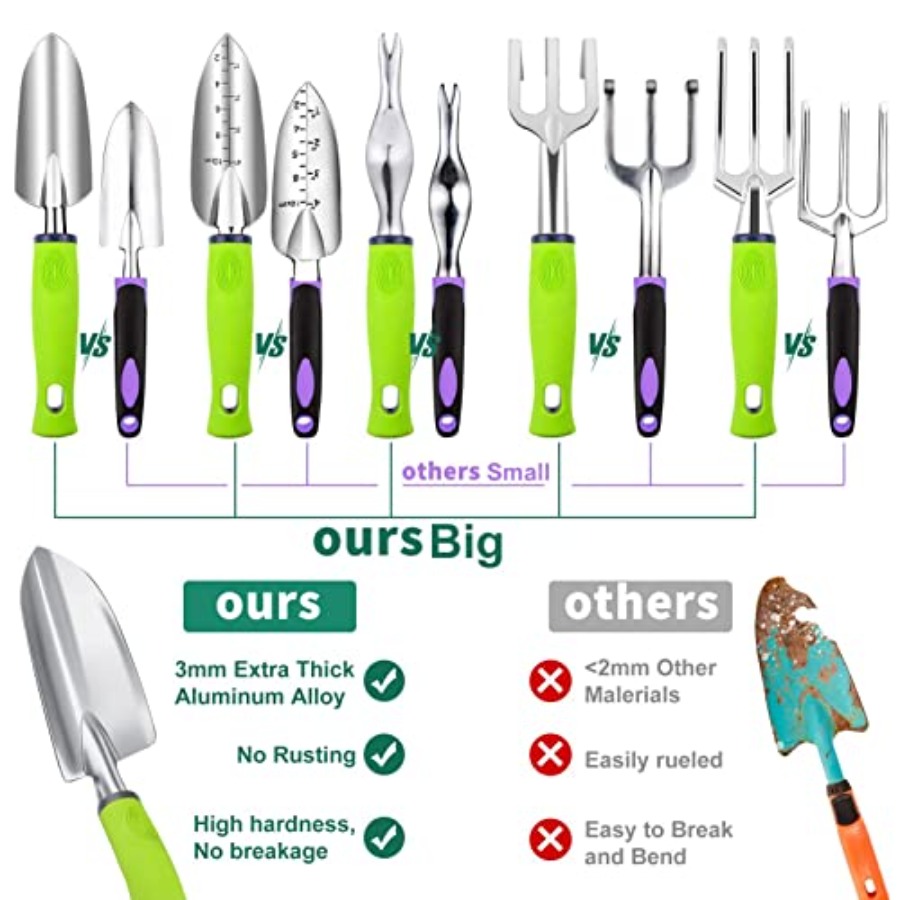 84 PCS Garden Tools Set, 10pcs - đánh giá và giá Succulent Set