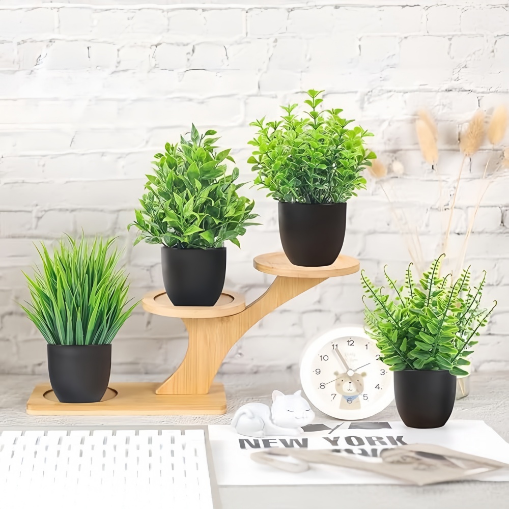4pcs/set Mini Artificial Plant - đánh giá và giá Succulent Set